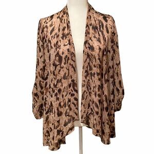 Chico’s Leopard Print Kimono Size Medium